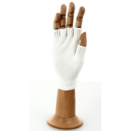 Women's Crochet Fingerless Gloves - Traclet