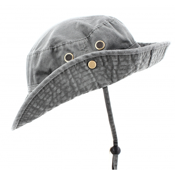 Bob coton cordon Ethos gris foncé 