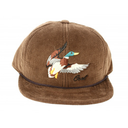 Canard Flat Visor Cap- The Wilderness - Coal