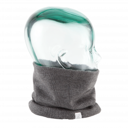 The FLT NW Gray Neck Warmer - Coal - Traclet