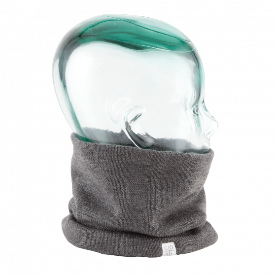The FLT NW Gray Neck Warmer - Coal - Traclet