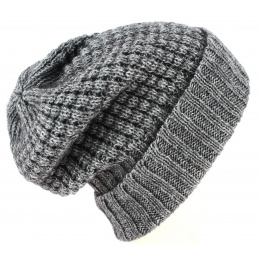 Bellevarde Long Wool & Mohair Beanie Grey - Traclet