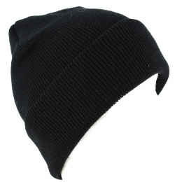 Black Wool Lined Lapel Hat Traclet by Marone