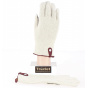 Seville Tactile Gloves Wool & Cashmere Cream/Bordeaux- Traclet