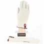 Seville Wool & Cashmere Touch Screen Gloves Cream/Burgundy - Traclet