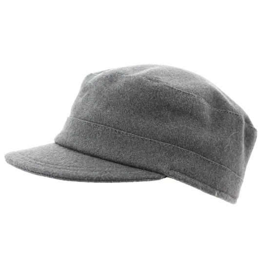 Army Grey Cockney- Traclet Cap Reference : 8918 | Chapellerie Traclet