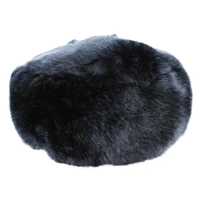 Toque Courchevel Fausse Fourrure Marine - Traclet