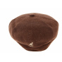 Brown Wool Spitfire Newsboy Cap - Kangol