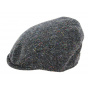 Children's Gray Virgin Wool Antrim Flat Cap - Hanna Hats
