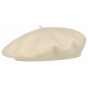 Cream Barascon Basque Beret - Traclet