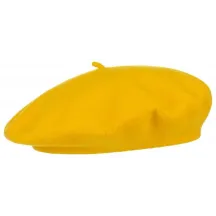 Yellow Barascon Basque Beret - Traclet  Reference: 5243 | Traclet Hat Shop