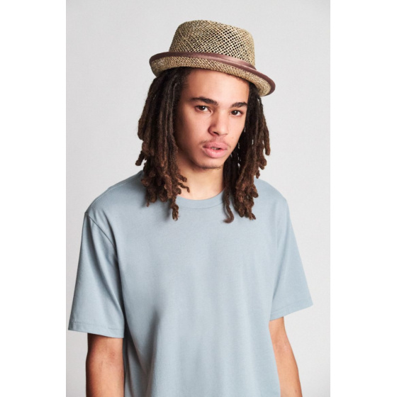 Straw Stout Pork Pie Hat - Brixton