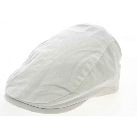 White Cotton Plasterer Flat Cap - Result Headwear White Cotton Plasterer Flat Cap - Result Headwear