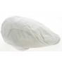 White Cotton Plasterer Flat Cap - Result Headwear