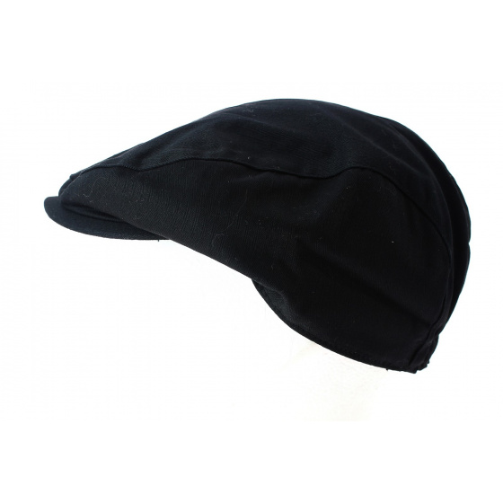 Casquette Plate Plâtrier Coton Noire- Result Headwear