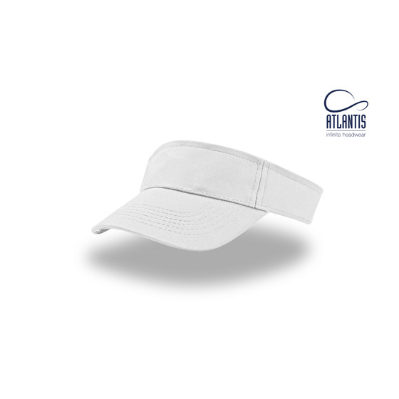 Roland White Cotton Visor - Atlantis