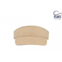 Visière Roland Beige en Coton- Atlantis