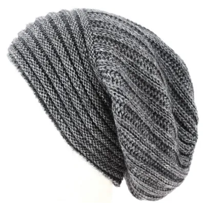 Bonnet Long Whistler Laine & Mohair Gris- Traclet Reference : 8966 | Chapellerie Traclet