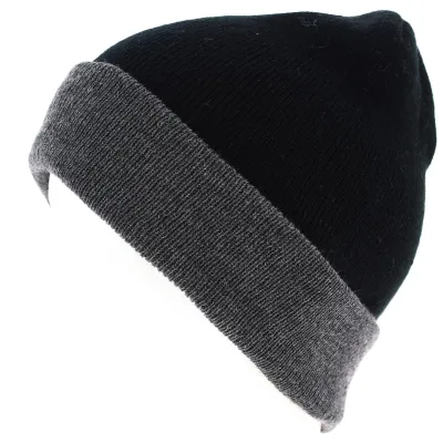 Bonnet Wind à Revers Gris/Noir- Traclet  Reference : 8971 | Chapellerie Traclet