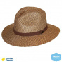 Chapeau Traveller Lightweight Fibres Naturelles Chocolat - Rigon Headwear