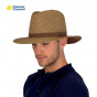 Chocolate Natural Fibers Traveller Lightweight Hat - Rigon Headwear