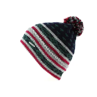 Oslo-Green Pompon Beanie - Stetson