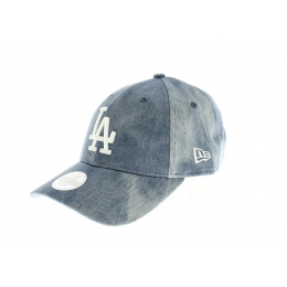 Tie Dye 9forty losd Cap - Blue jeans Los Angeles Dodgers Fit 9FORTY 