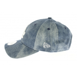Tie Dye 9forty losd Cap - Blue jeans Los Angeles Dodgers Fit 9FORTY