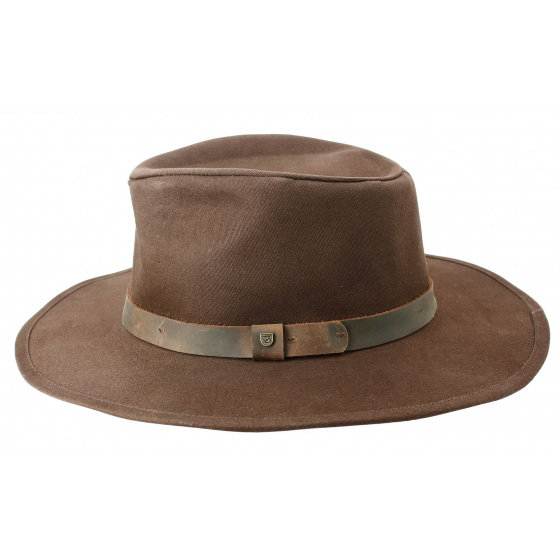 Thorpe II Cotton Brown Traveller Hat - Brixton