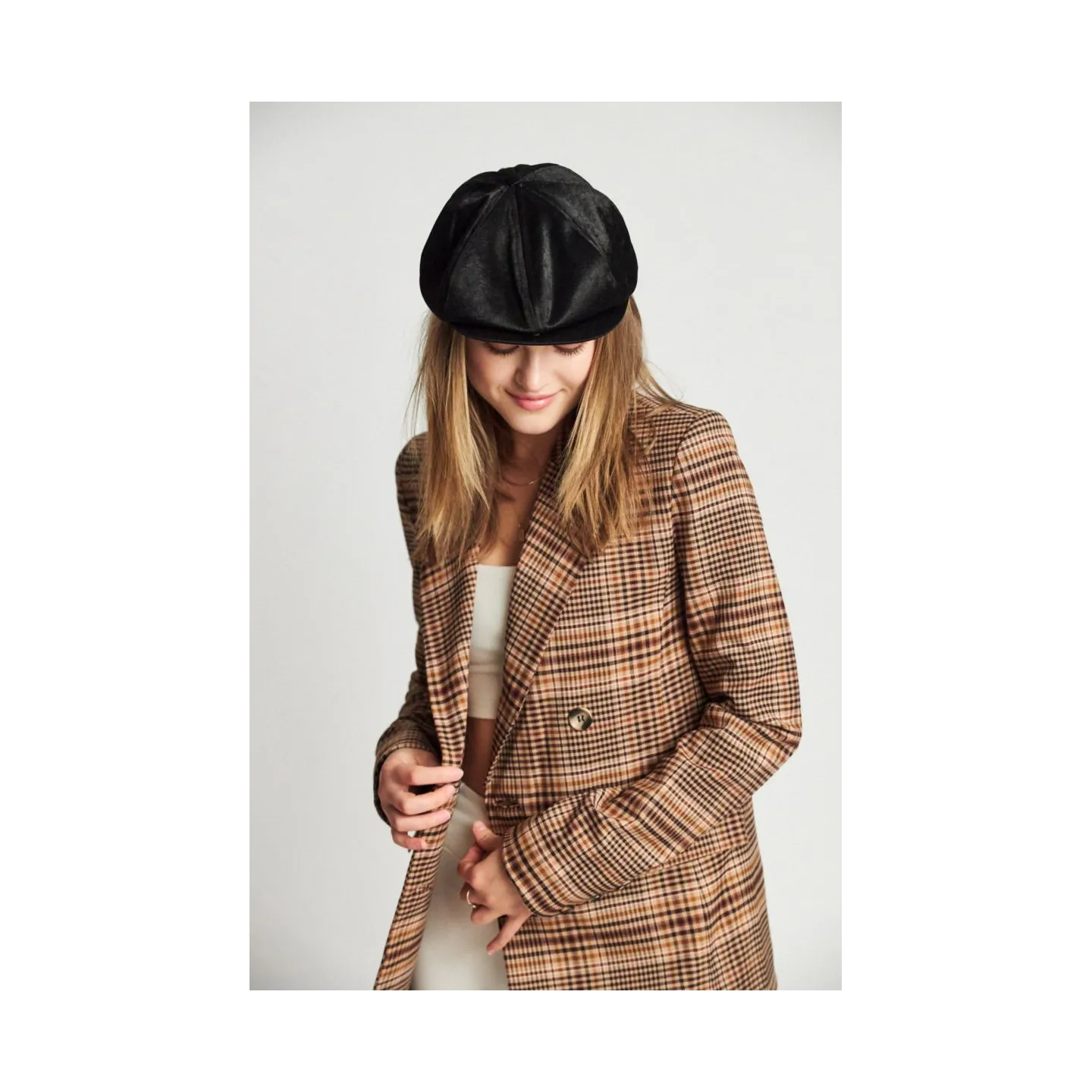Women's Brood Cap Glossy Black - Brixton Reference: 9001 | Traclet Hat Shop