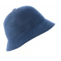 Essex Wool Felt Bucket Hat Navy - Brixton