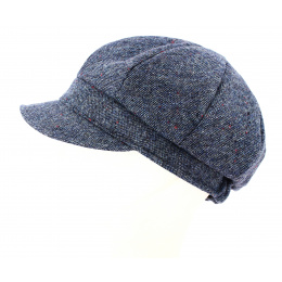Gavroche Tweed Coco Blue Cap- Mayser
