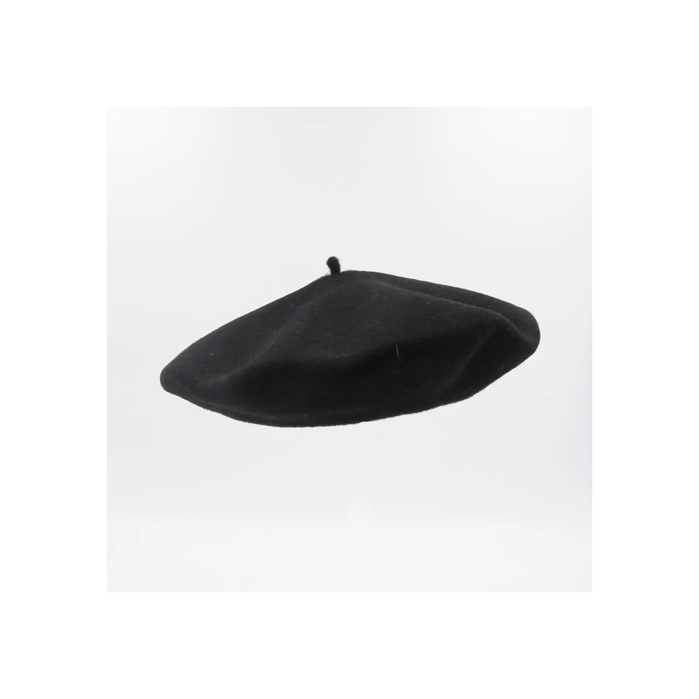 Classic Black French Beret - The French Beret Reference: 20 | Traclet Hat Shop