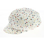 Manono Newsboy Cap Cotton Ecru Reversible - Mtm