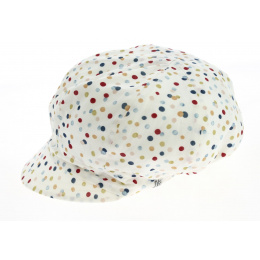Manono Newsboy Cap Cotton Ecru Reversible - Mtm