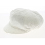Manono Newsboy Cap Cotton Ecru Reversible - Mtm