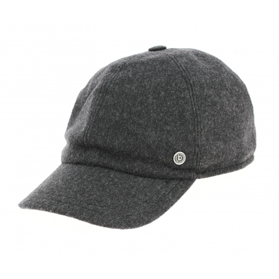 Grey Baseball Cap with Ear Flaps - Bugatti