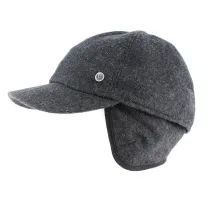 Casquette Baseball Cache-Oreilles Grise- Bugatti Reference : 9017 | Chapellerie Traclet