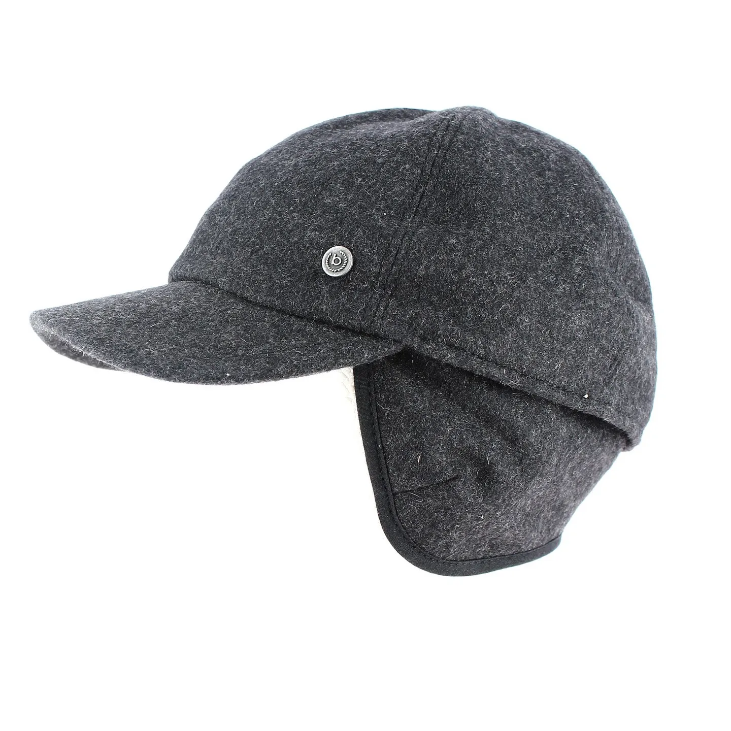 Casquette Baseball Cache-Oreilles Grise- Bugatti Reference : 9017 | Chapellerie Traclet