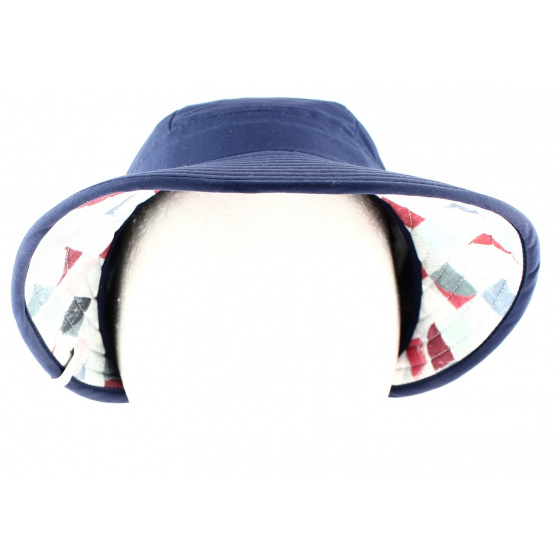 Casquette Visière Sofia Anti-UV Marine - Tralet Casquette Visière Sofia Anti-UV Marine - Tralet