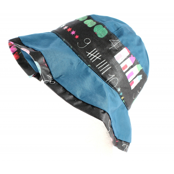 Bob de Pluie Acate Pliable Bleu Canard- Mtm