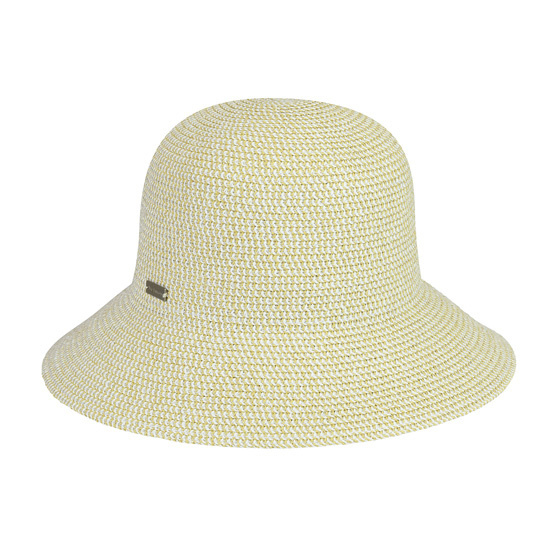 Beige Gossamer Straw Cloche Hat - Betmar