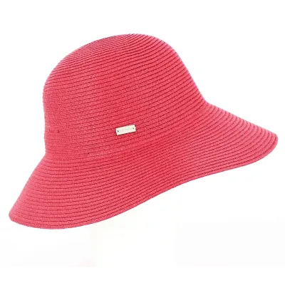Marie Cossamer Red Wide-Brimmed Hat - Betmar Reference: 1353 | Traclet Hat Shop