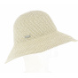Marie Cossamer Beige Wide Brim Hat - Betmar