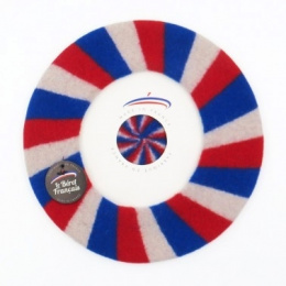 Béret Supporter Bleu/Ecru/Rouge - le béret français