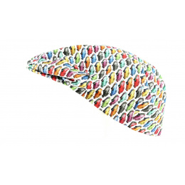 Kids' and Men's Summer Flat Cap Car Print Cotton - City Sport