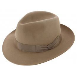 Chapeau fedora Bogarte Beige- Flechet