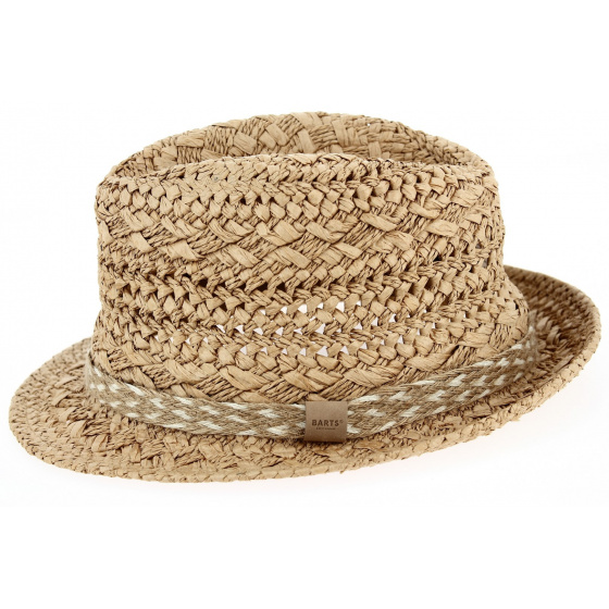 Barts Natural Paper Straw Trilby Hat Bobizi