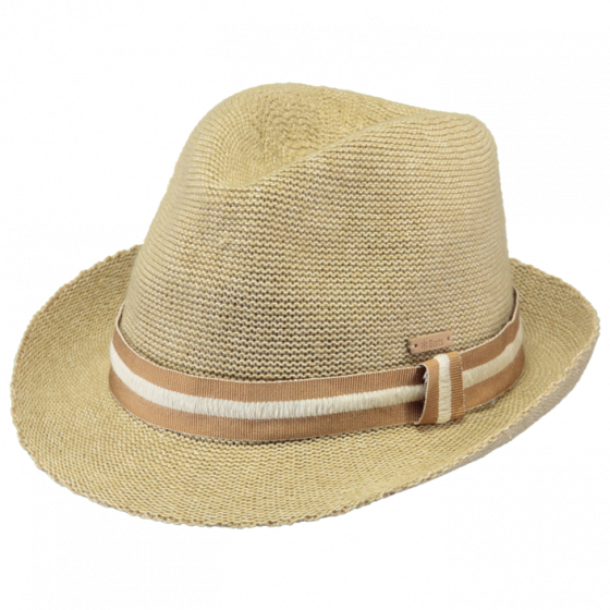 Woltz Natural Cotton Trilby Hat-Barts