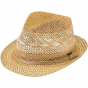 Tarragon Trilby Hat Natural Paper Straw - Barts